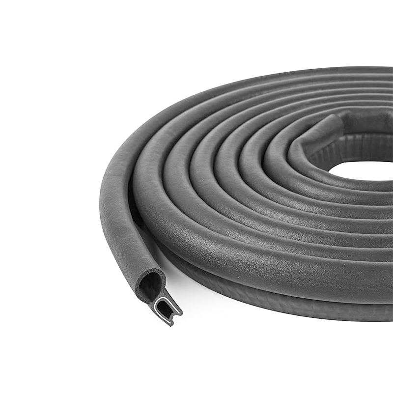 Automotive Door Weather Stripping Car Door Rubber Edge Trim Seal Strip Pakning med toppære Let at installere til bilbus Camper Boat RV Truck Doors and Home Applications