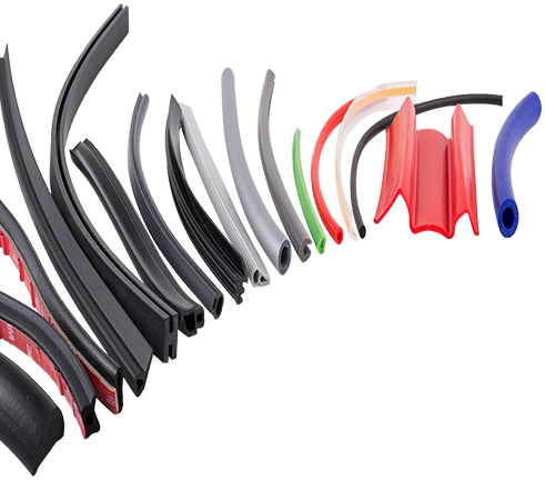 Ekstruderede gummiprodukter